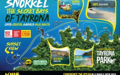 Snorkel por las Bahías Secretas del Parque Tayrona